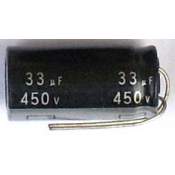 33uF 450V Panasonic  NHG electrolytic capacitor, each
